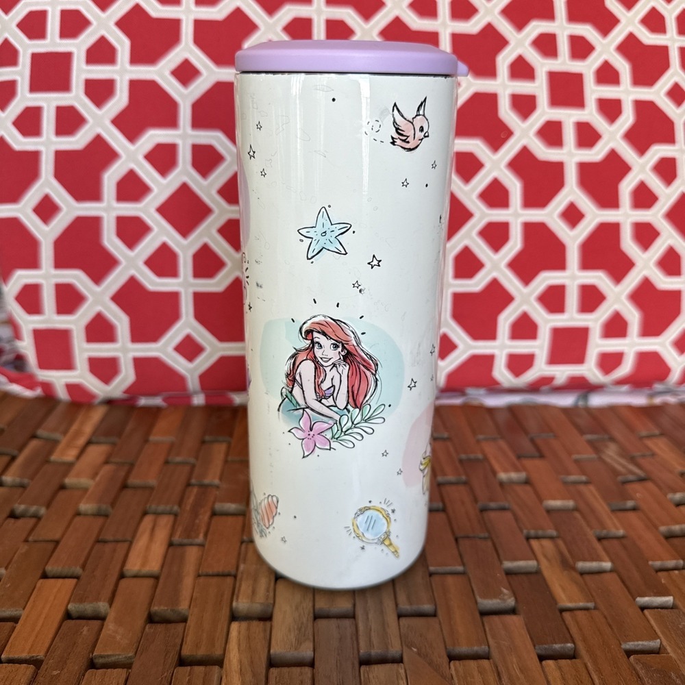 Zak Designs Princess 16oz Vacuum Straw Portable Drinkware No Straw